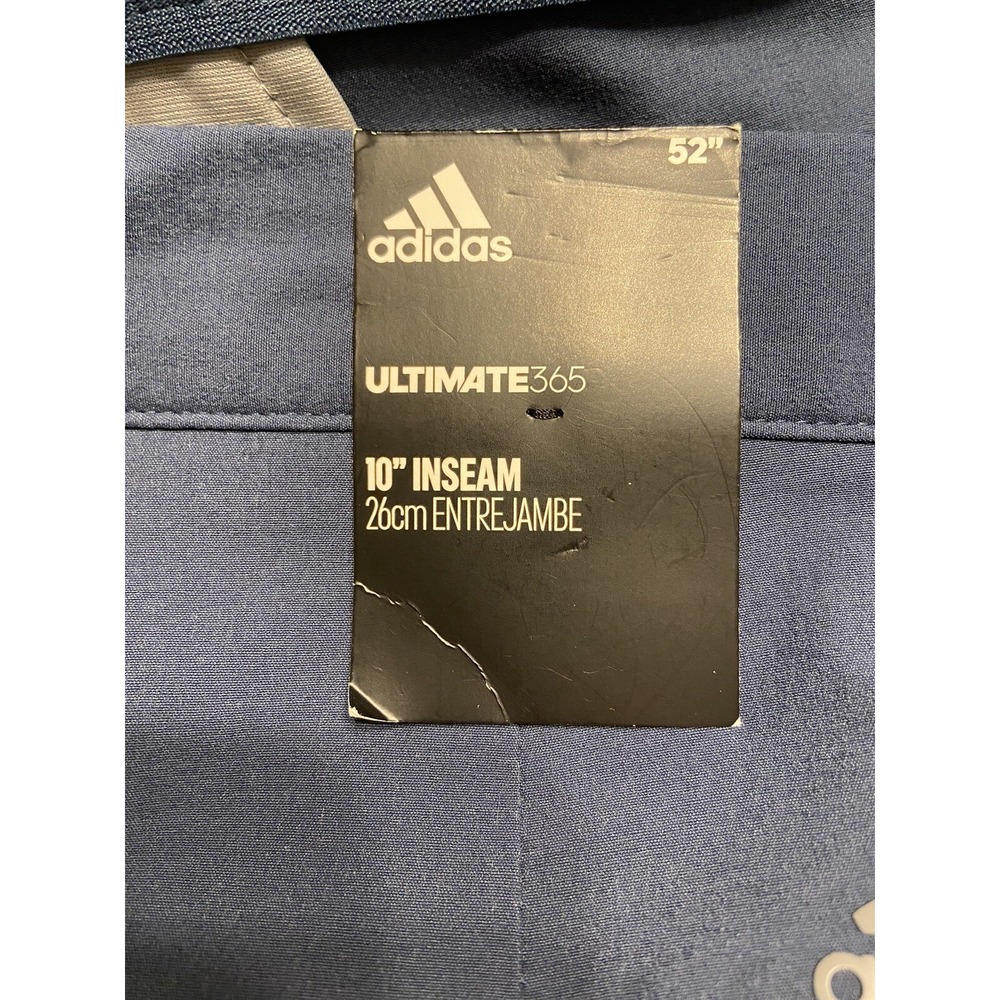 Men's NWT Adidas Ultimate 365 10" Inseam Golf Shirts Blue Size 52 - Picture 5 of 7